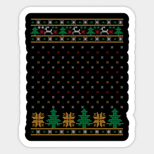 ugly sweater Sticker